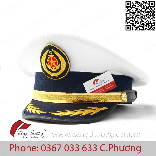 KP 45 - Mũ nón Hàng Hải Thuyền Trưởng Máy Trưởng